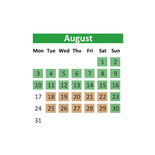 Opening hours season 2026