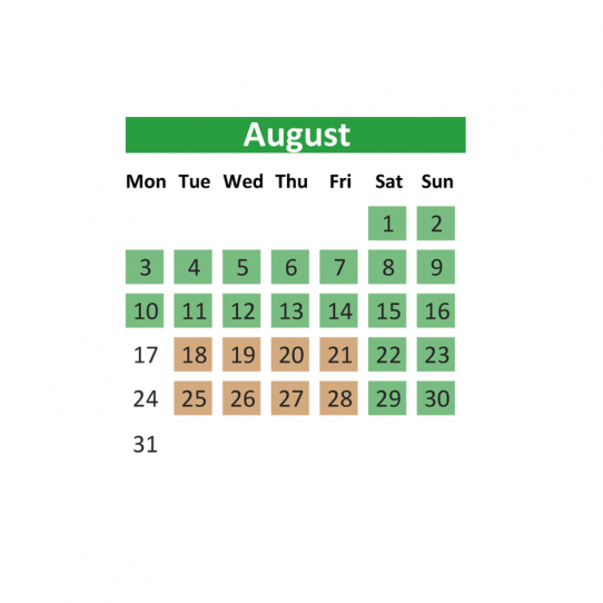 Opening hours season 2026