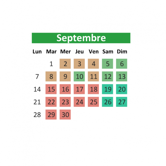 Horaires saison 2026